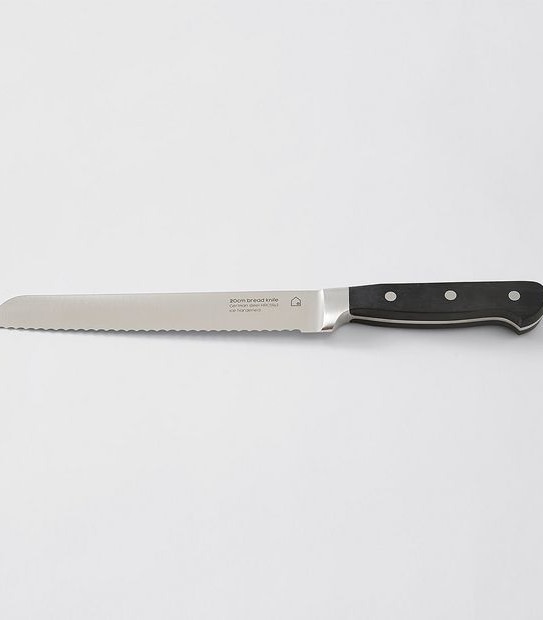 German Quality Steel Bread Knife - 20cm