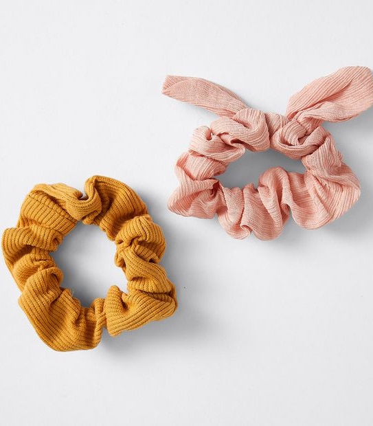 Kids Bunny Ear Scrunchie 2 Pack