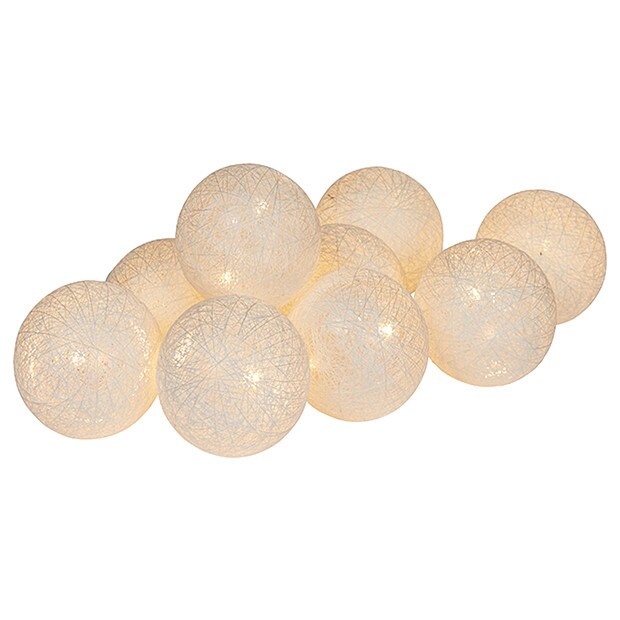 Pack of 10 Solar String Lights - White Target Australia