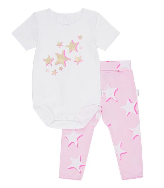 Bonds Newbies Everyday Short Sleeve Bodysuit and Legging Set