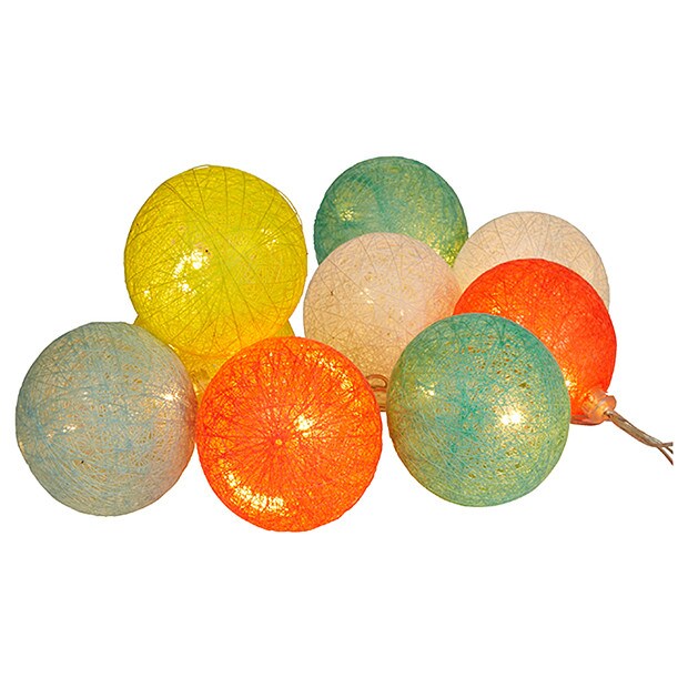 Pack of 10 Solar String Lights - Multicolour Target Australia