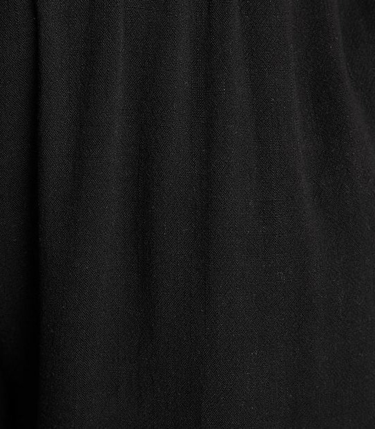 Curve Linen Blend Tie Waist Shorts