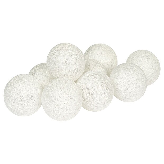 Pack of 10 Solar String Lights - White Target Australia