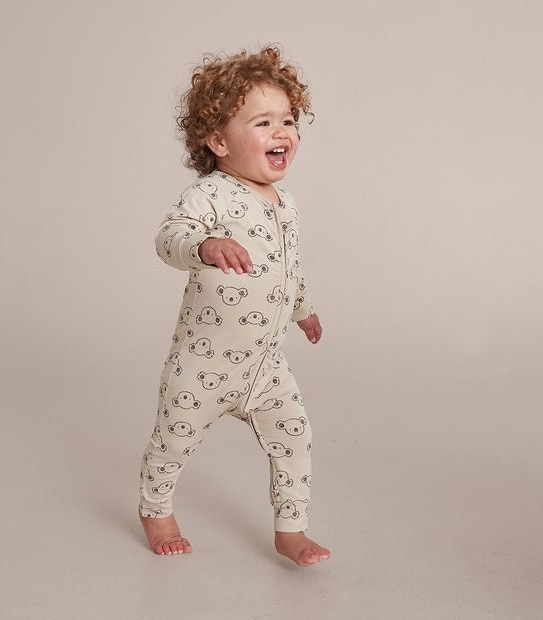 Baby Organic Cotton Footless Coverall