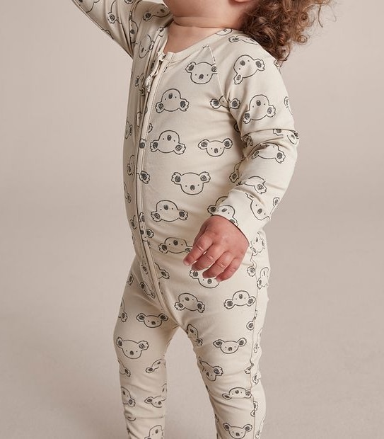 Baby Organic Cotton Footless Coverall
