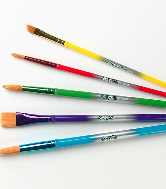 Crayola 5 Pack Art + Craft Brushes