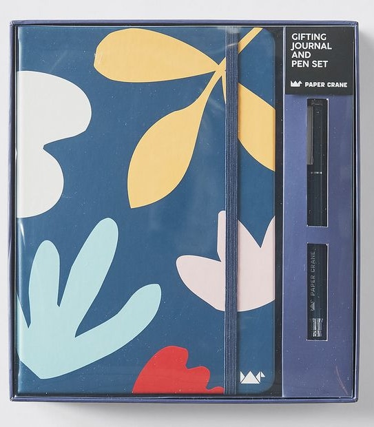Paper Crane Journal & Pen Set - Floral