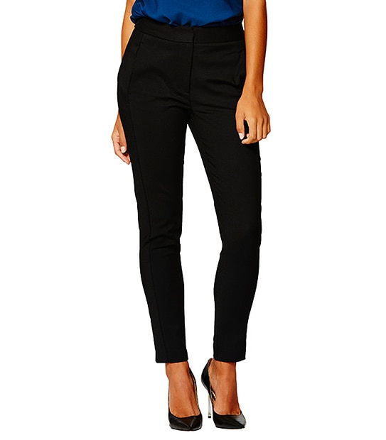 Dannii Minogue Petites The Priscilla High Waisted 7/8th Pants - Black