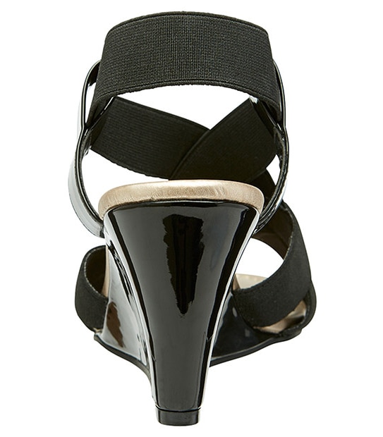 Radaka Wedge Sandals - Black