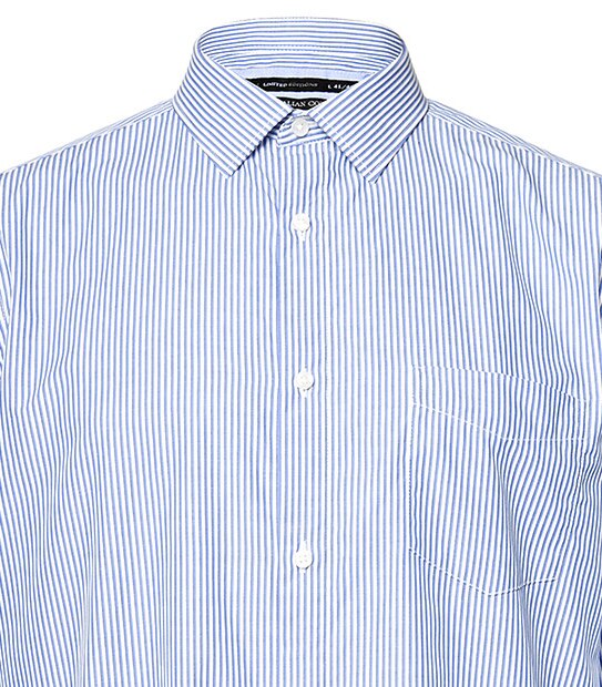 Limited Editions Australian Cotton Shirt - Blue Stripes 3 of 3