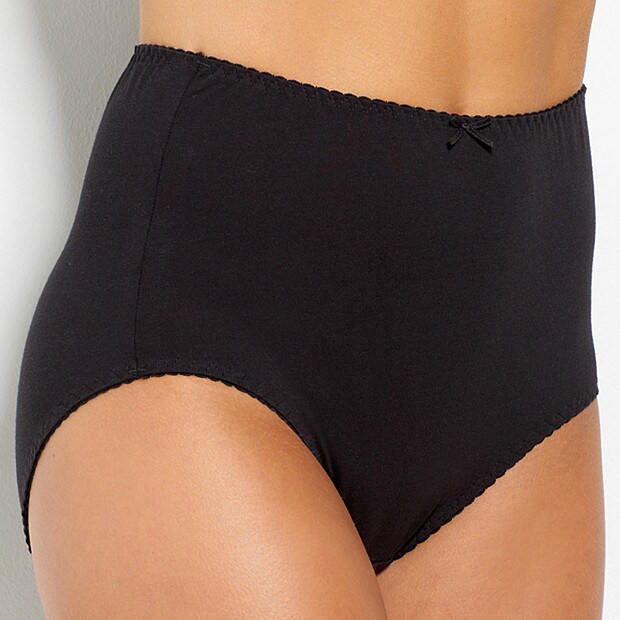 essentials Cotton Full Briefs - Black essentials Cotton Full Briefs - Black