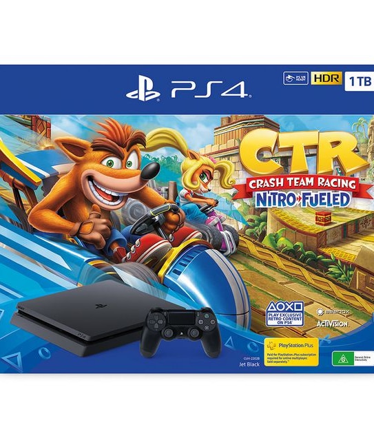 Crash Team Racing Nitro Fueled Game 1TB Bundle - PS4