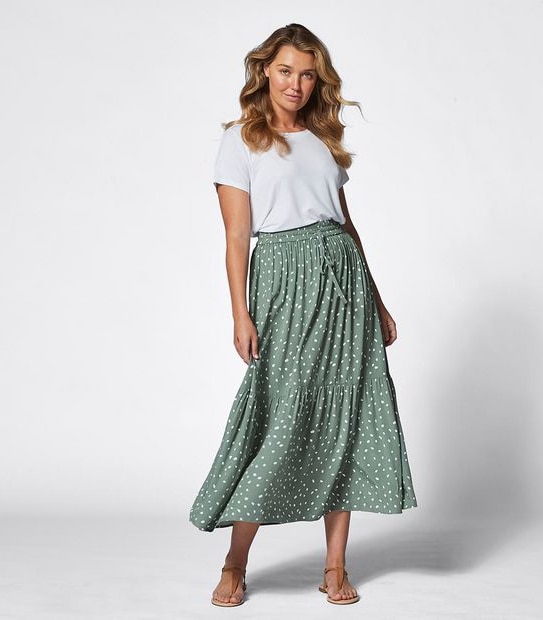Maxi Skirt with Split