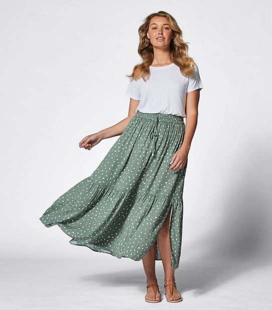 Maxi Skirt with Split