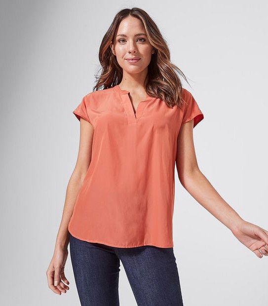 Dallas Dolman Sleeve Top - Coral Pink