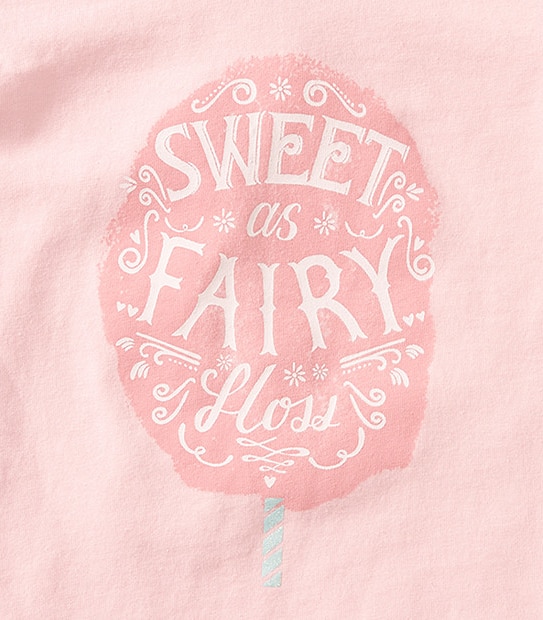 Girls' Short Sleeve Fairy Floss T-Shirt