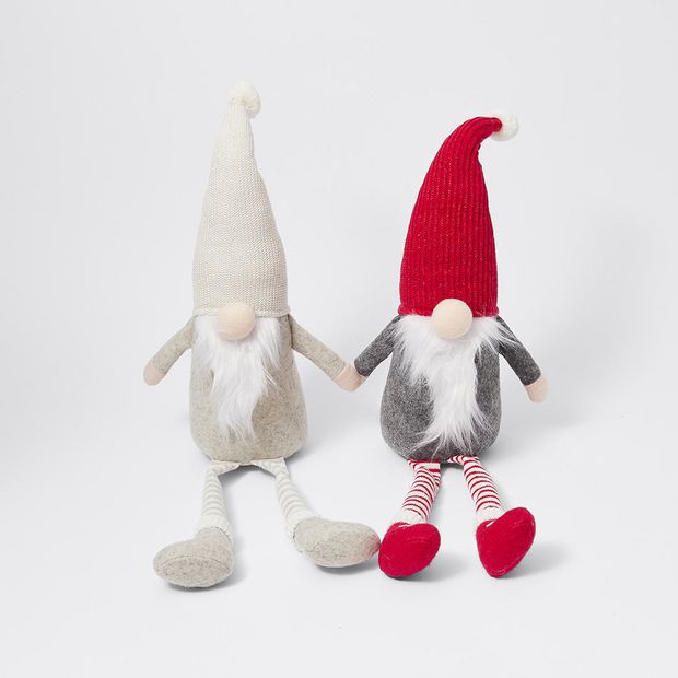 large plush gnome