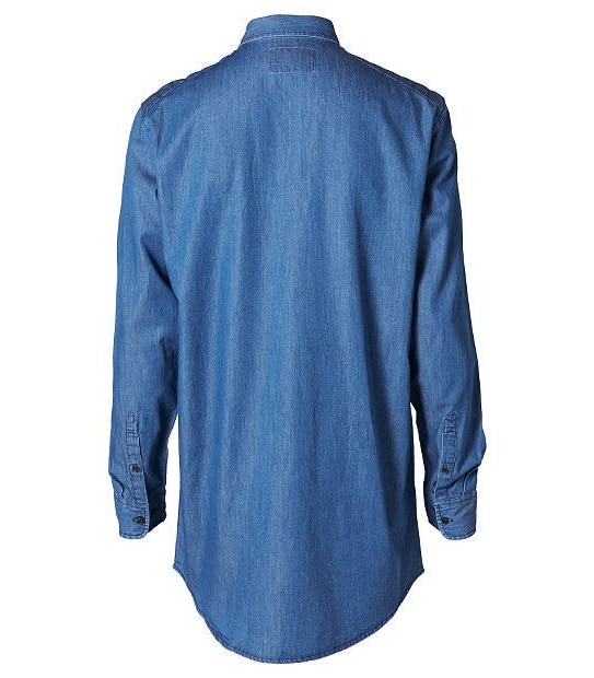 Longline Denim Shirt Target Australia