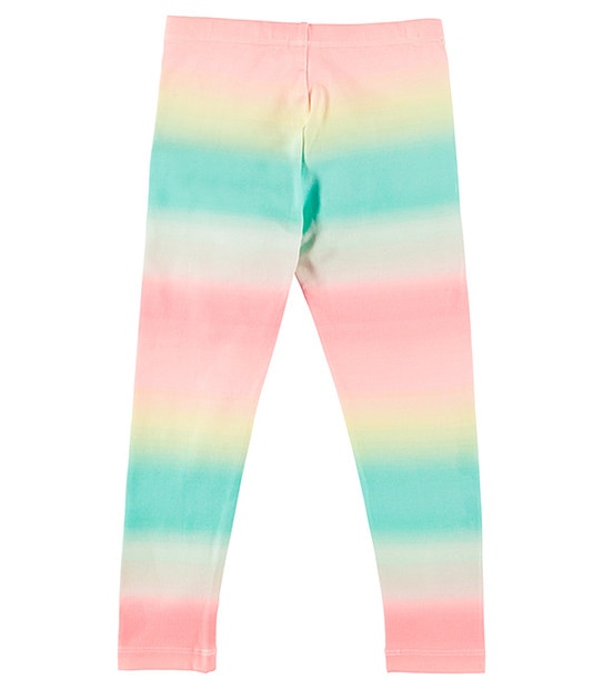 Girls' Full Length Dip Dye Rainbow Print Leggings | Target Australia