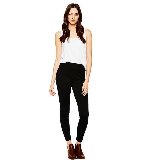 Full Length Ponte Leggings - Black
