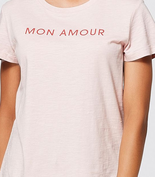Mon Amour Fitted T-Shirt