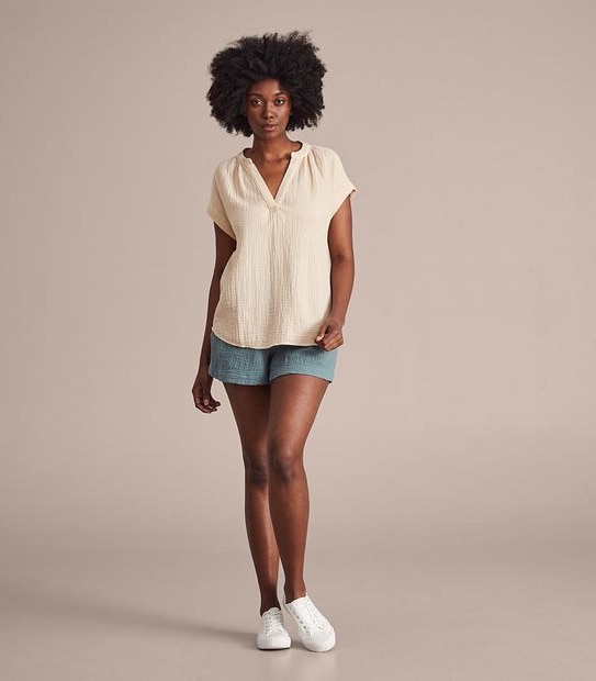 Dallas Double Cloth Top