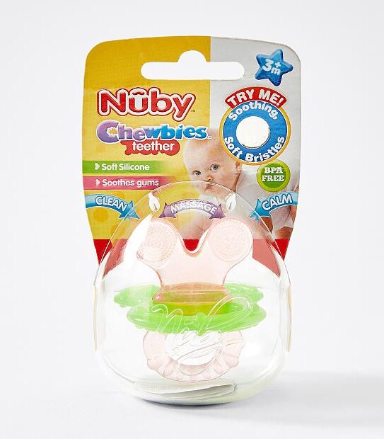 Nûby Chewbies Soft Silicone Teether - Assorted*