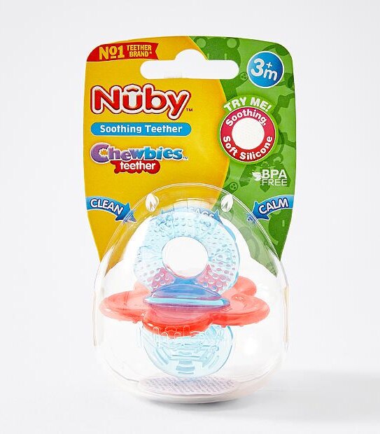 Nûby Chewbies Soft Silicone Teether - Assorted*