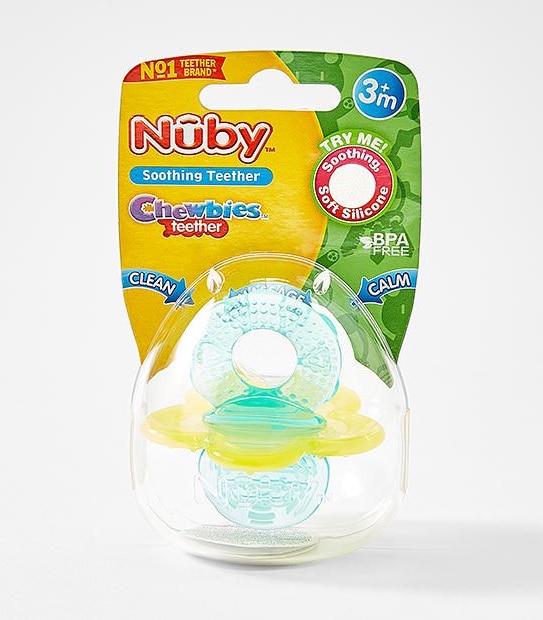Nûby Chewbies Soft Silicone Teether - Assorted*