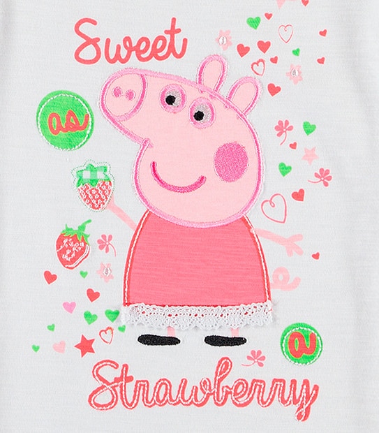 Girls' Peppa Pig Short Sleeve T-Shirt 2 of 3