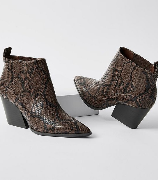 Lily Loves Boa Boots - Brown Snake