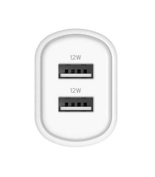 Cygnette PowerPlus 24W 2 x USB A Wall Charger White