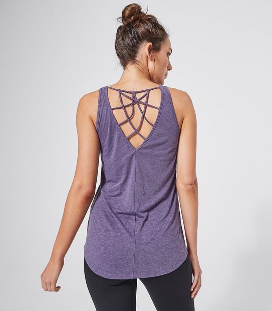 Active Radient Strappy Tank Top - Purple Velvet