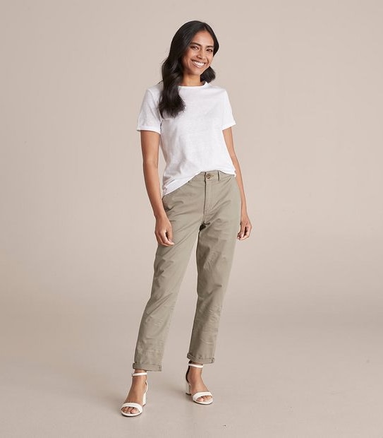 Linen Blend Crew T-Shirt - Dannii Minogue Petites
