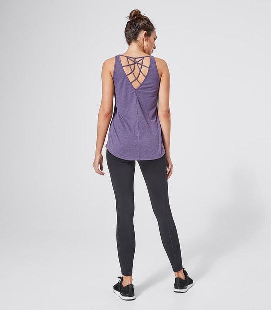 Active Radient Strappy Tank Top - Purple Velvet