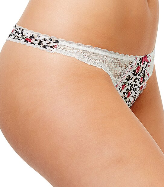 Collette Dinnigan Wild Hearts Rose Leopard G-string