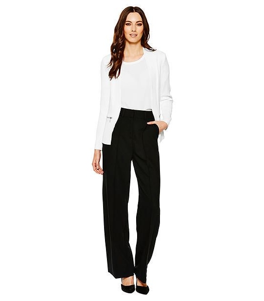 Ottoman Zip Jacket - White