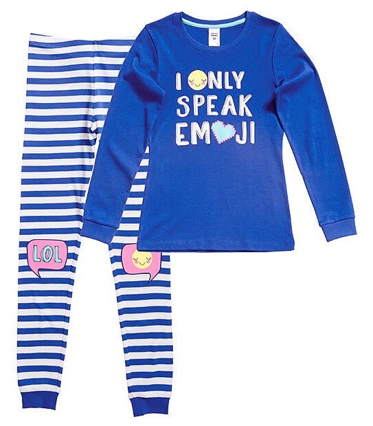 Emoji Chat Long Sleeve Pyjama Set