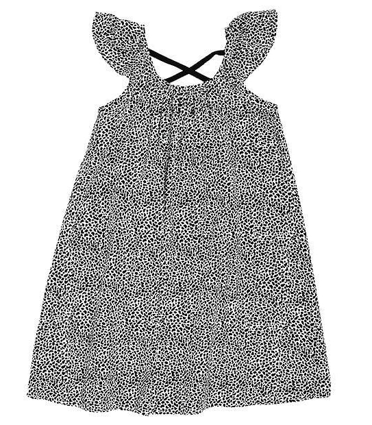 Leopard Print Cross Back Dress