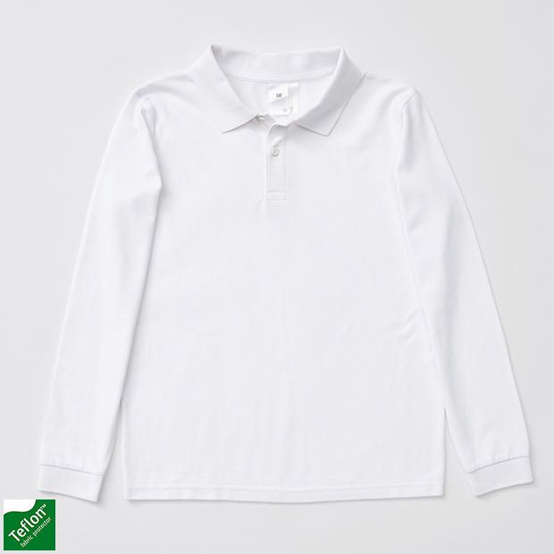Unisex Long Sleeve School Polo Top Unisex Long Sleeve School Polo Top