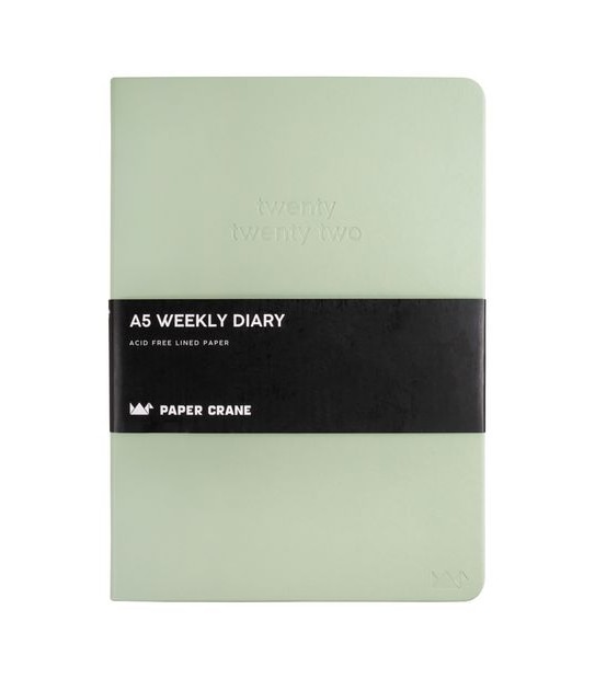Paper Crane 2022 A5 Diary - Week to a Page