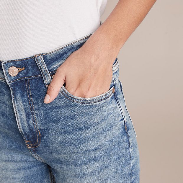 thumbnail image 2 of Basic Bootcut Jeans For Girls High Rise Straight Jean - Teen 2 of 12