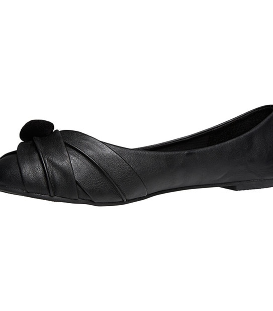 Toasted Ballet Flats - Black