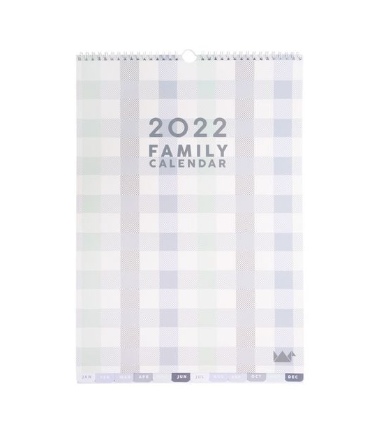 Paper Crane 2022 Family Calendar - Gingham
