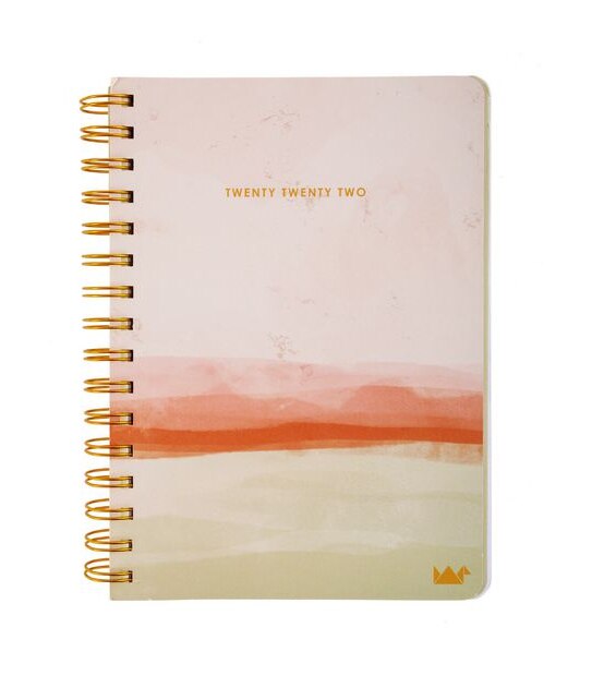 Paper Crane Watercolour Wiro Diary - Day to Page