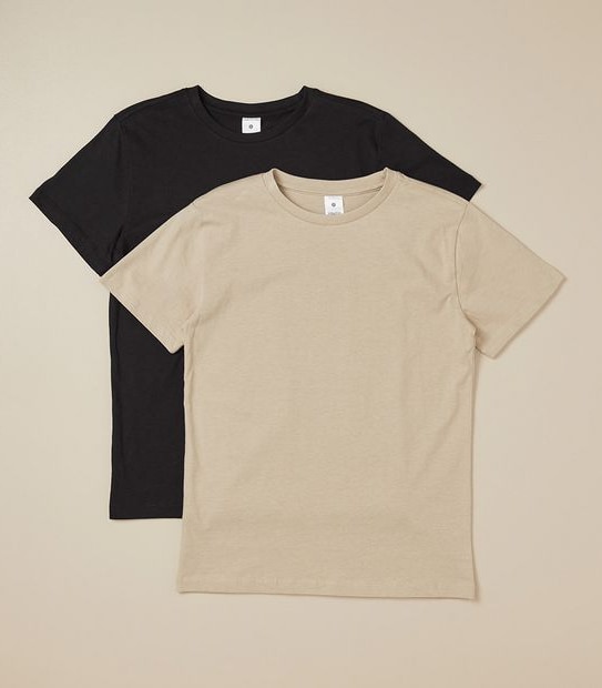 Organic Cotton 2 Pack T-shirts