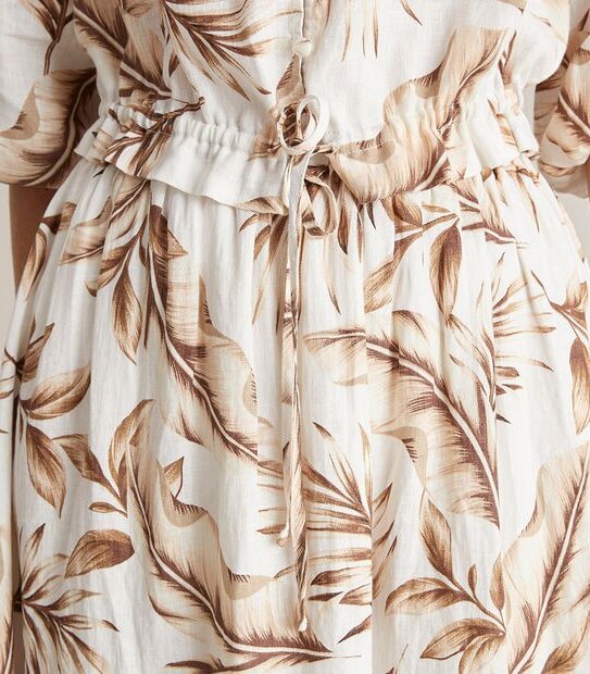 Preview European Linen Tiered Skirt 2 of 6