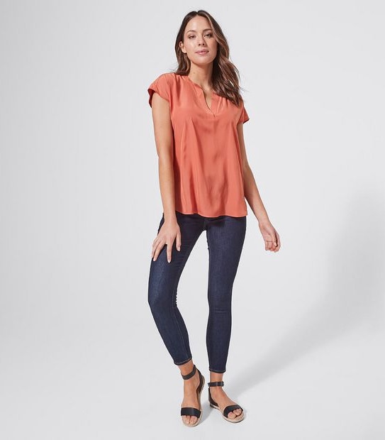 Dallas Dolman Sleeve Top - Coral Pink