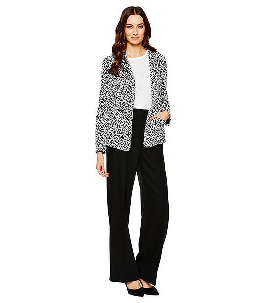Relaxed Shawl Jacket - Animal