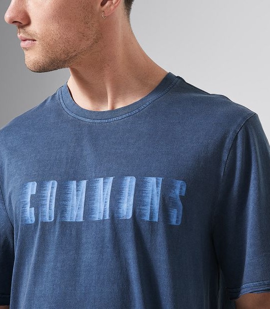 Commons Logo T-Shirt - Blue + White 